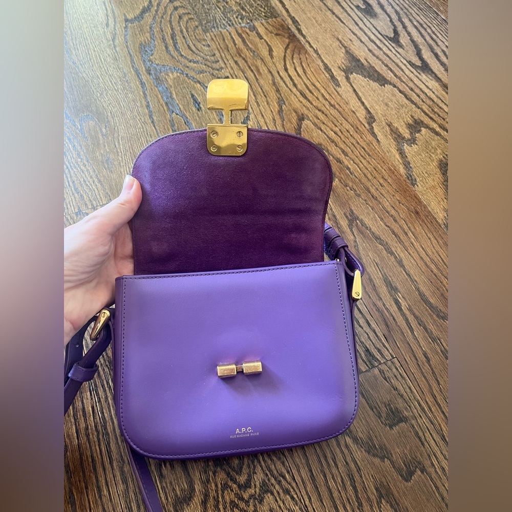 A.P.C. Grace Purple Mini Bag - Picture 5 of 8